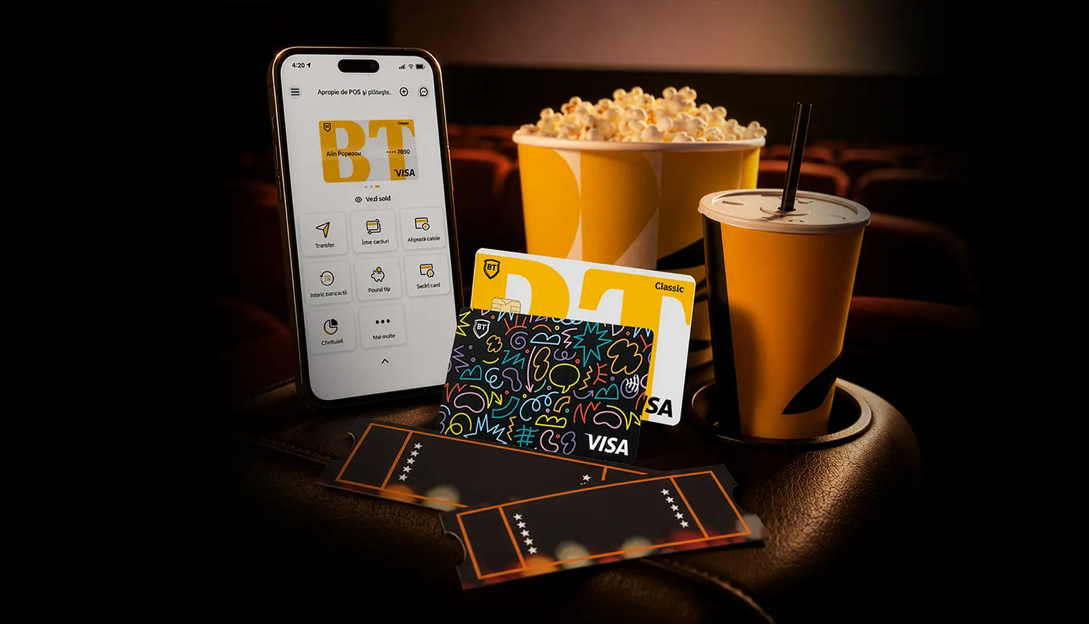 50% cashback cu BT Pay Kiddo la Cinema City