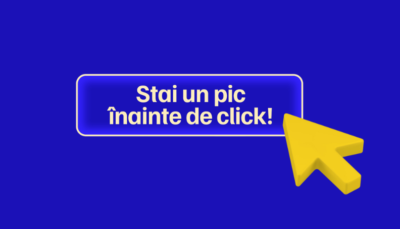 Pentru siguranță, stai un pic înainte de click!