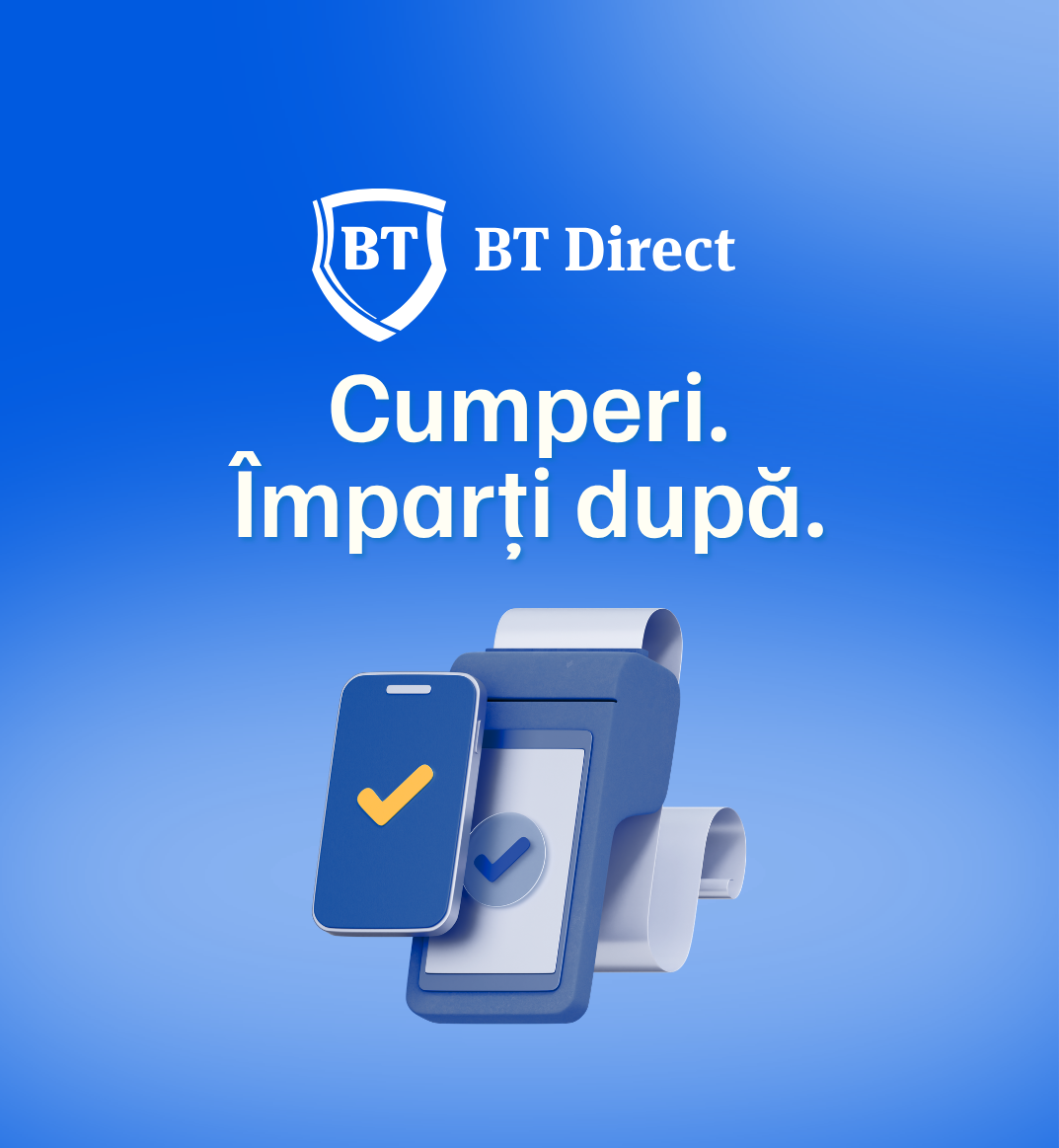 Cu Rate Oriunde ai opțiunea de a alege cum plătești