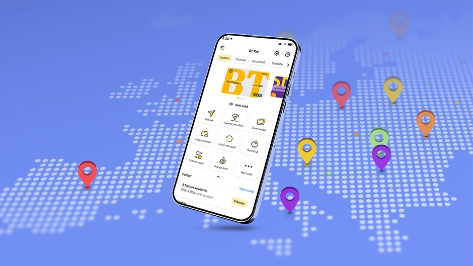Deschizi cont prin BT Pay din diaspora, primești 5% cashback