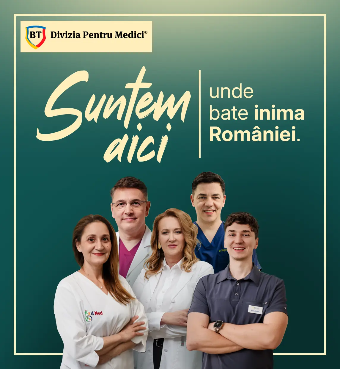 Suntem aici, unde bate inima României.