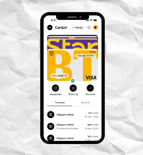 Ce trebuie să știi despre zona de Carduri din noul BT Pay?